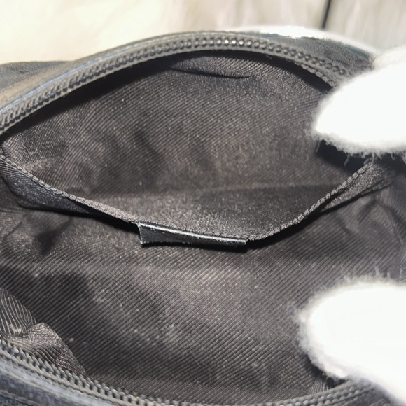 AUTHENTIC GUCCI BLACK MONOGRAM POUCH - Picture 9 of 11